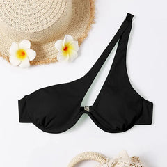 Chic High-Waist Bikini â€?Wave Rider