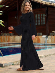 Solid Hollow Breezy Kaftan