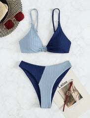 Sculpted Triangle Bikini â€?Halter Luxe