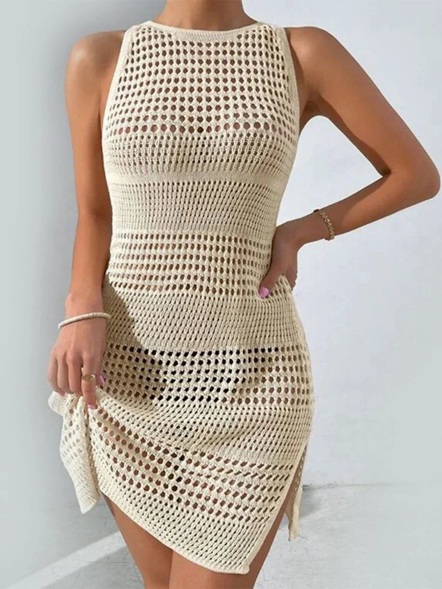 Boho Lapel Resort Wear