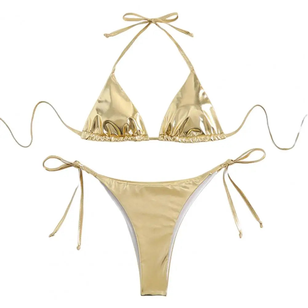 Elegant Two-Piece Set â€?Crisscross Style