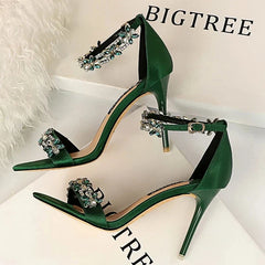 Fell Like Broken Glass Heeled Sandals