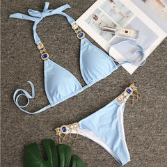 Bold Cut-Out Bikini â€?Crisscross Style