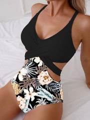 Flower Print Beach Cover-Up