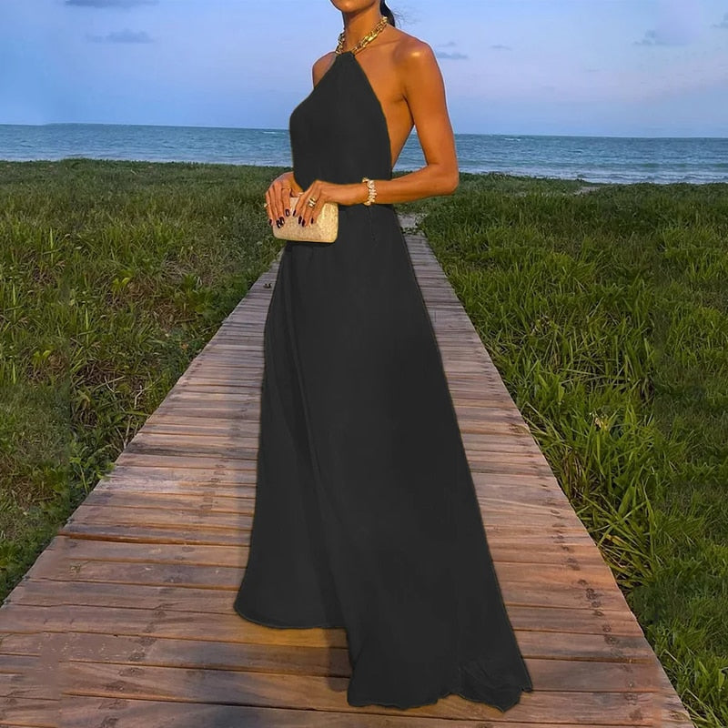 Watch It Spin Long Dress