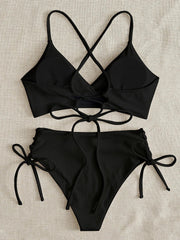 Boho Cut-Out Bikini â€?Halter Luxe