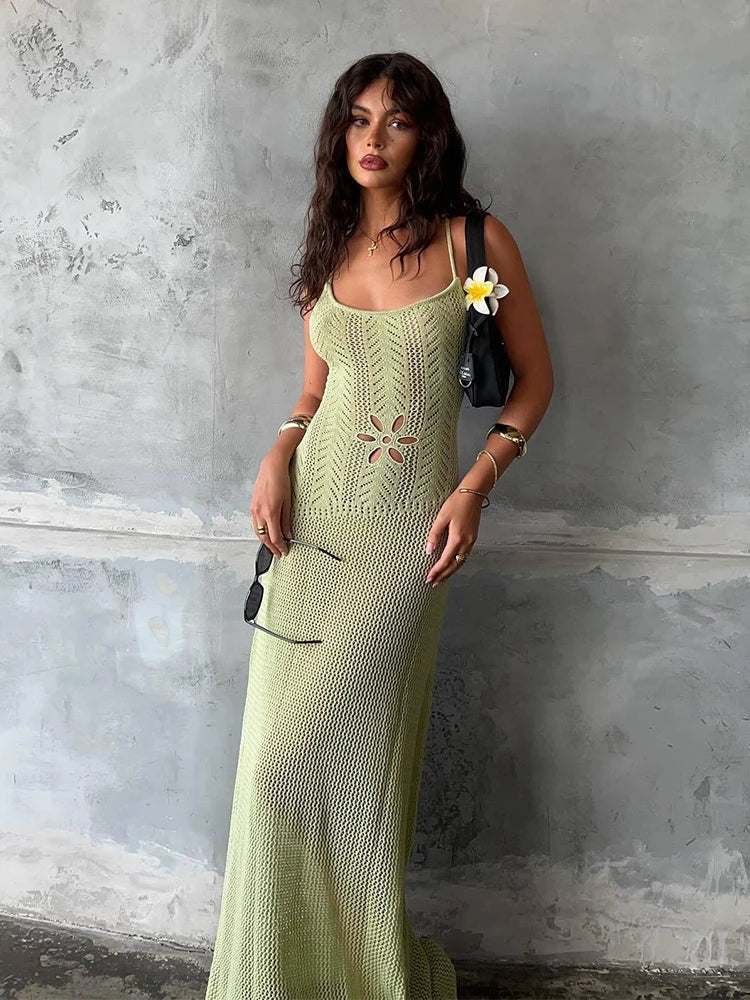 Strap Knitted Poolside Style