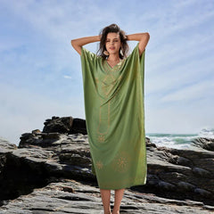 White Kaftan Luxe Throw-On