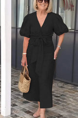 Shaylaâ„?- Elegant V-Neck Dress
