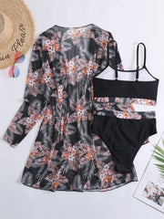 Luxe Strappy Swimsuit â€?Floral Dream