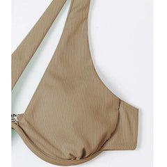 Chic High-Waist Bikini â€?Wave Rider