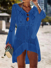 White Crochet Vacation Wrap