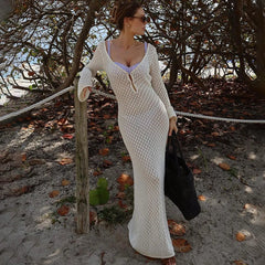 Sexy Knitted Boho Tunic