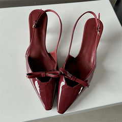 Water To My Roses Slingback Shoes