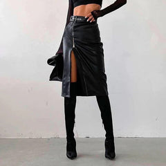 Under The Hot Sun Midi Skirt