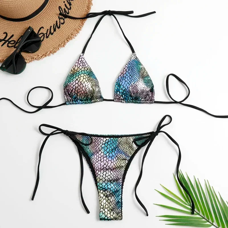Elegant High-Waist Bikini â€?Sun-Kissed