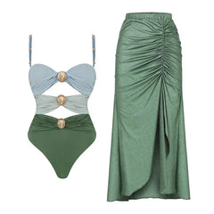 Romantic High-Waist Bikini â€?Floral Dream