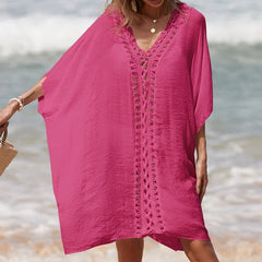 Solid Color Swim Dress