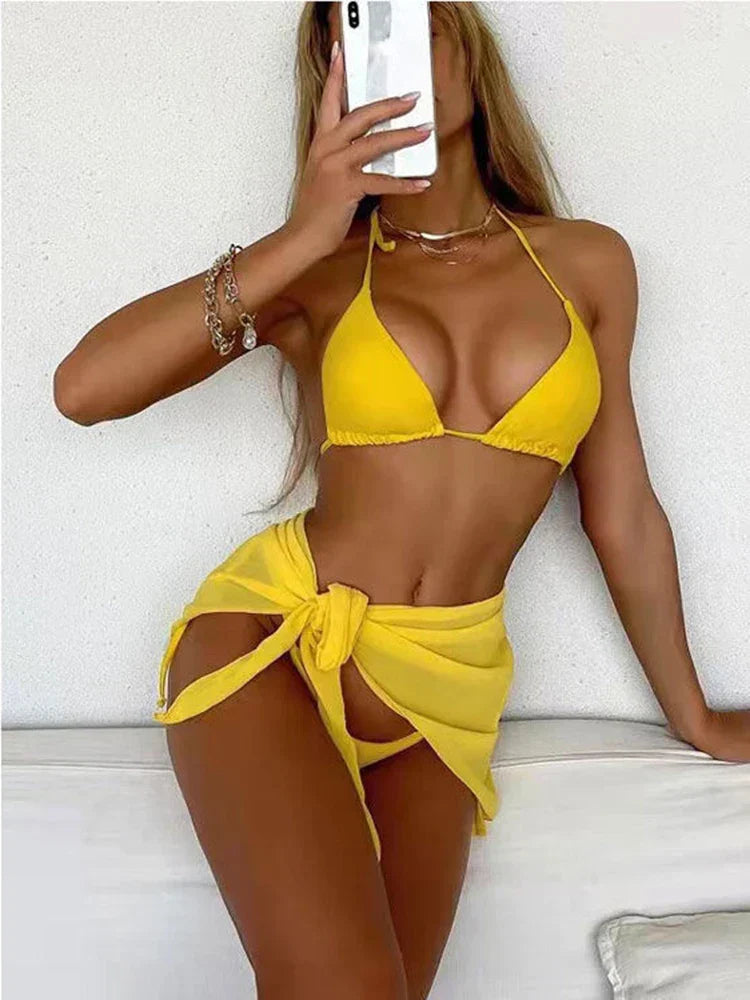 Solid Halter Crochet Layer