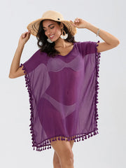 Tassel Trim Boho Tunic