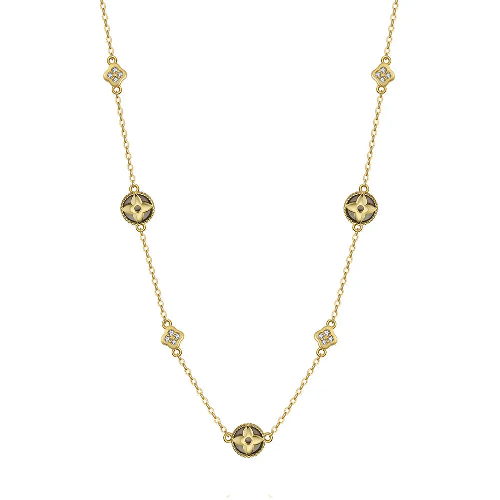 Gold Rush Secrets Station Necklace Set