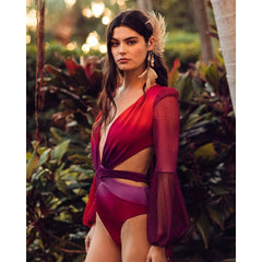 Sculpted High-Waist Bikini â€?Ocean Escape