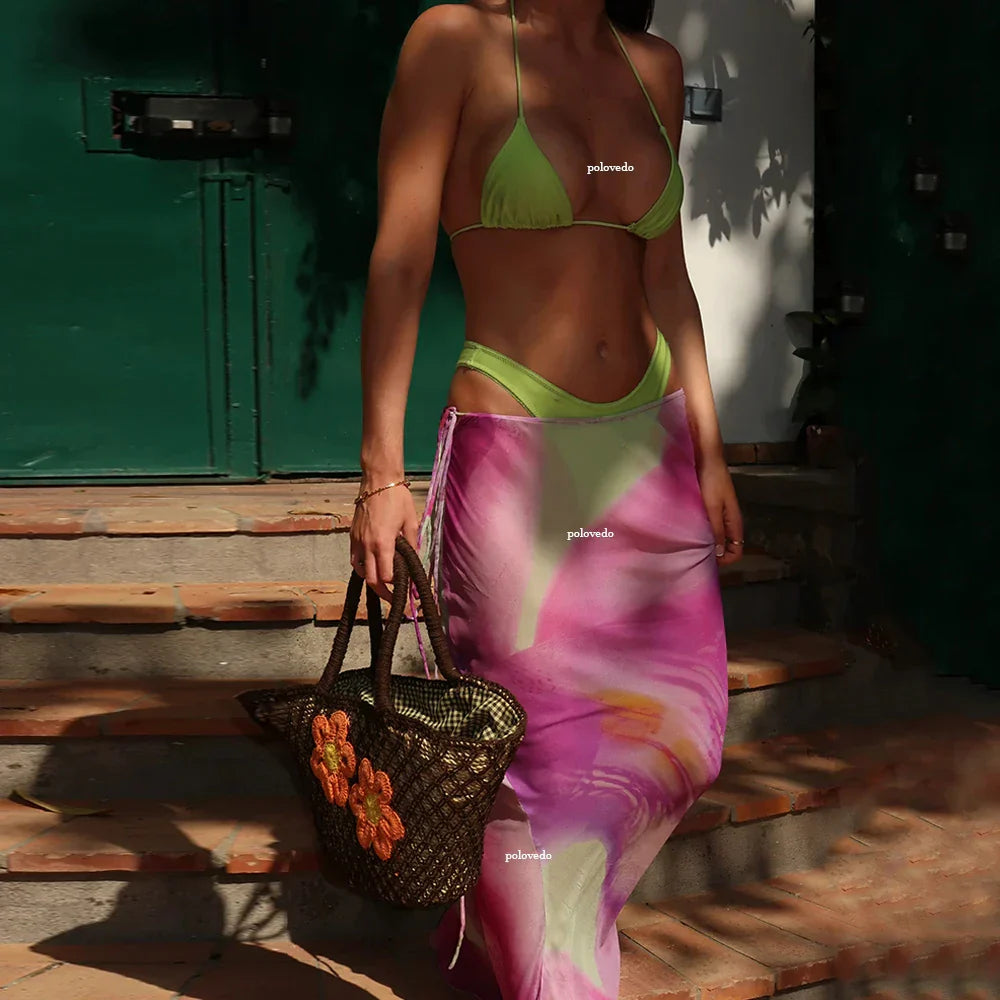 Solid Long Vacation Wrap