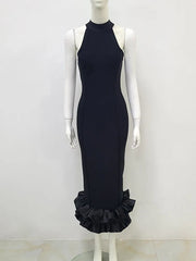Chasing Midnight Midi Dress