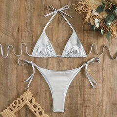 Elegant Two-Piece Set â€?Crisscross Style