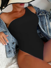 One Shoulder Crochet Layer