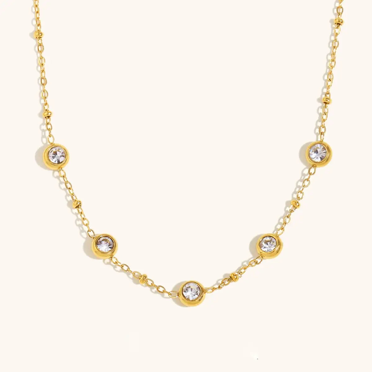 Eyes Like Midnight Station Necklace