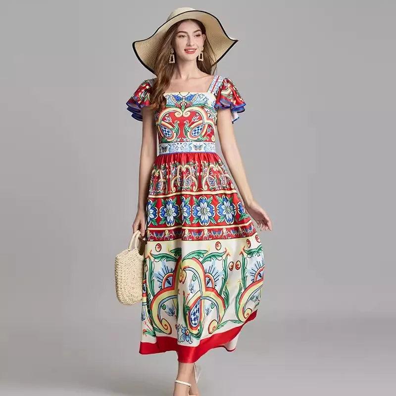 Crucial Evidence Midi Dress