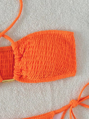Chic Strappy Swimsuit â€?Satin Glow