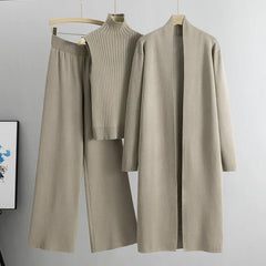 Willow Women's Three-Piece Cardigan And Pants Set