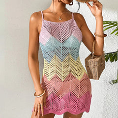 Multicolor Macaron Crochet Layer