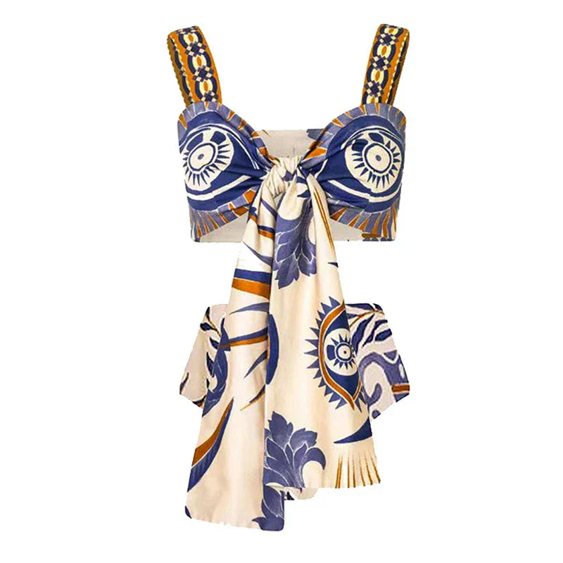 Bold Strappy Swimsuit â€?Wave Rider