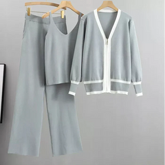 Pearl Women's Relaxed Fit Cardigan With Matching Pants