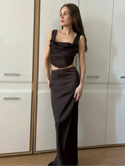 Wine On Christmas Skirt Set