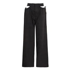 Hollow Out Loose Pants