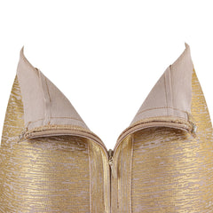 Glitter & Gold Pencil Skirt