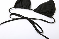 Elegant Triangle Bikini â€?Tropical Bloom