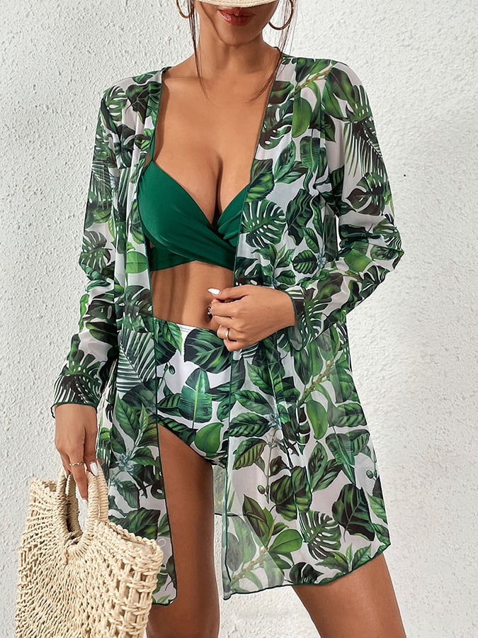 Sculpted High-Waist Bikini â€?Floral Dream
