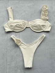 Bold High-Waist Bikini â€?Midnight Swim