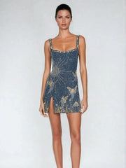 StellarGlamâ„?â€?Leave Nothing Midnight Dress