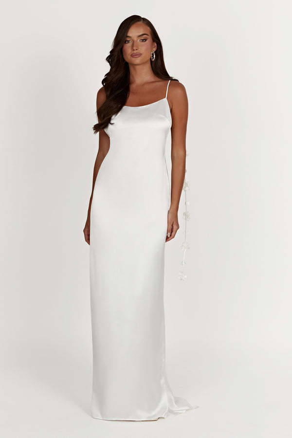 RoseElenoraâ„?â€?3D Floral Maxi Gown Dress