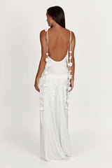 RoseElenoraâ„?â€?3D Floral Maxi Gown Dress