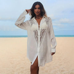 Elegant Backless Beach Cover-Up