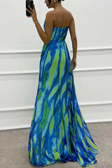 Aria Women's Maxi Dress | One-Shoulder, Split