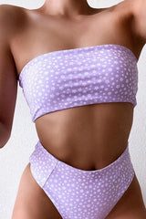 Minimalist Triangle Bikini â€?Crisscross Style