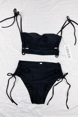 Bold Strappy Swimsuit â€?Satin Glow